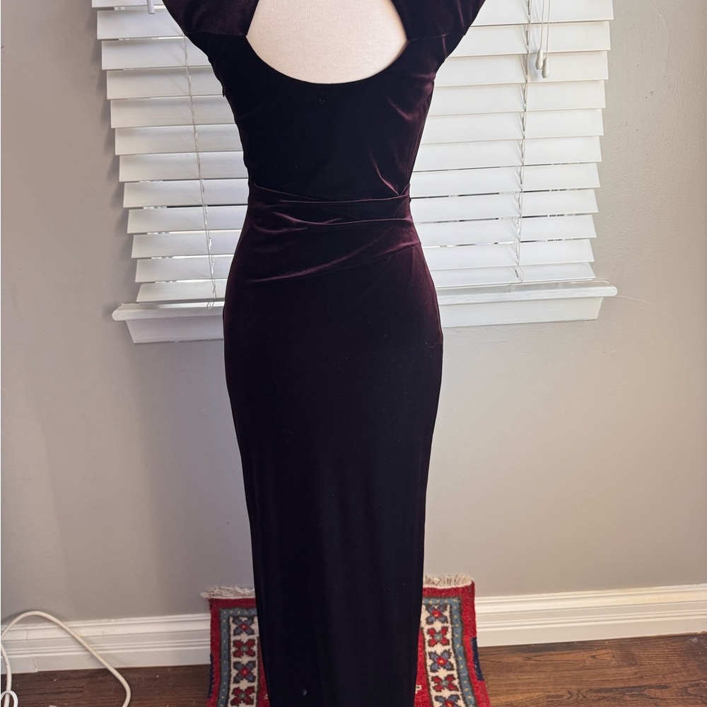 Vince Camuto Deep Purple Wine Maxi Dress - Picture 2 of 3